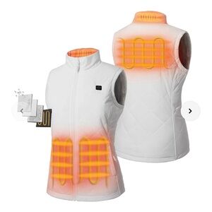 Women's Heated Vest - White